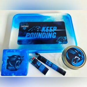 Carolina Panthers Tray Set!